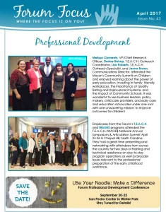 Forum Focus April 2017 - Issue No. 43-1