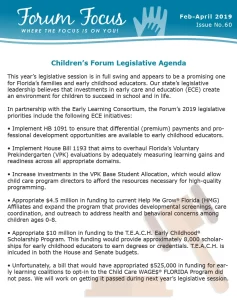 Forum Focus February-April 2019 – Issue No. 60-1